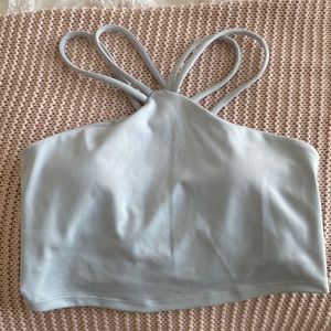 Hollister Gilly hicks blue workout top. Medium